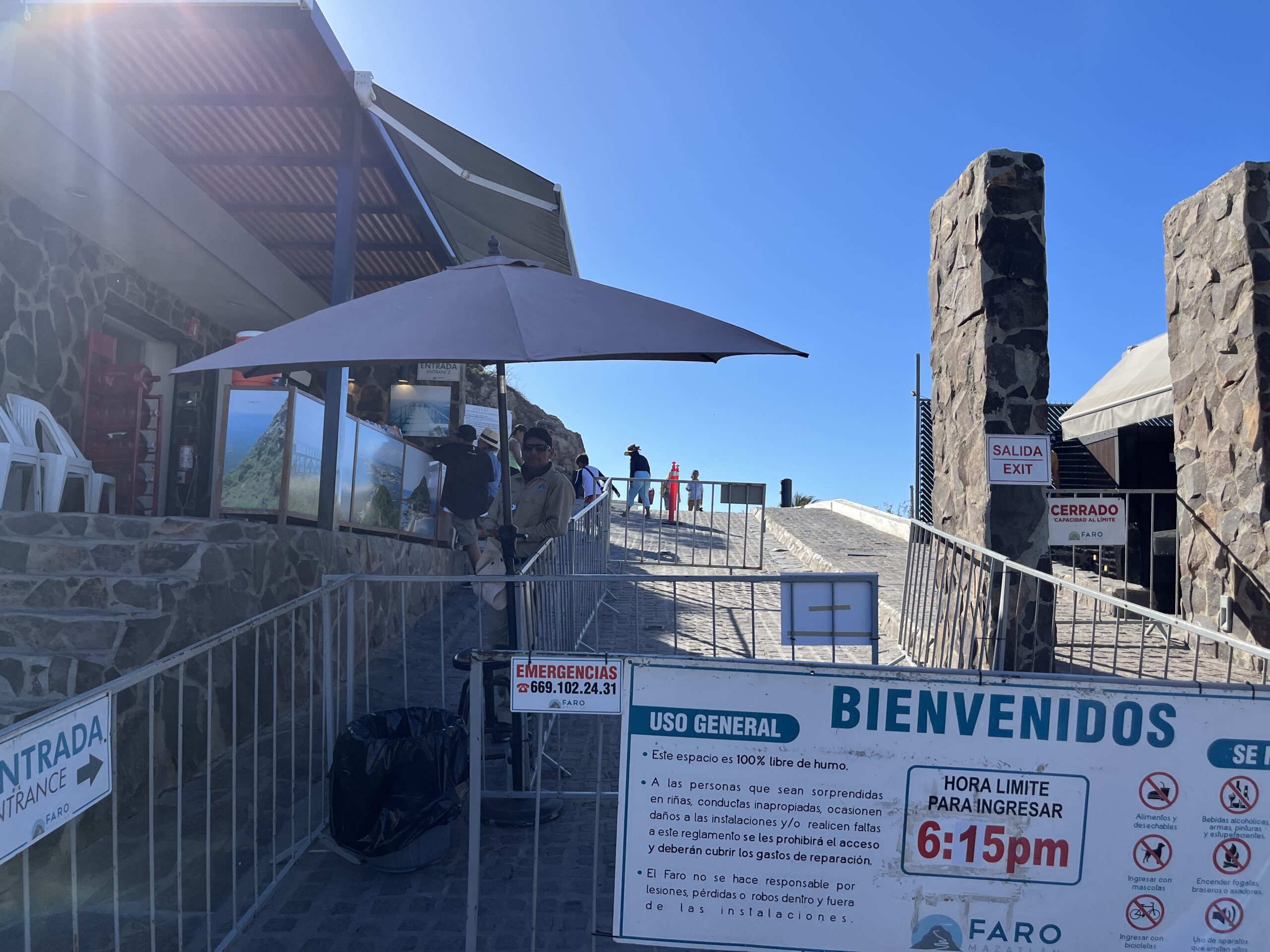 Mazatlán Faro Zugang zum Aufstieg