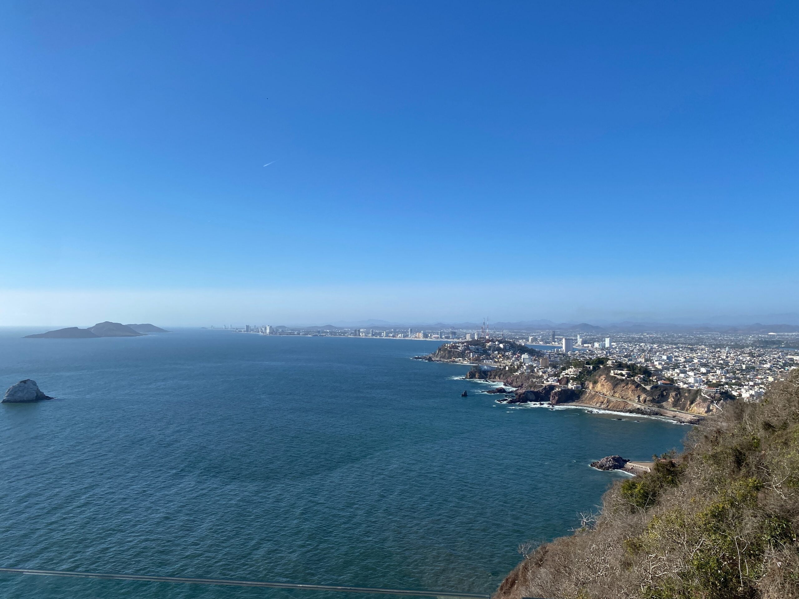 Mazatlán Ausblick vom Mirador de Cristal auf Olas Altas und den Malecon