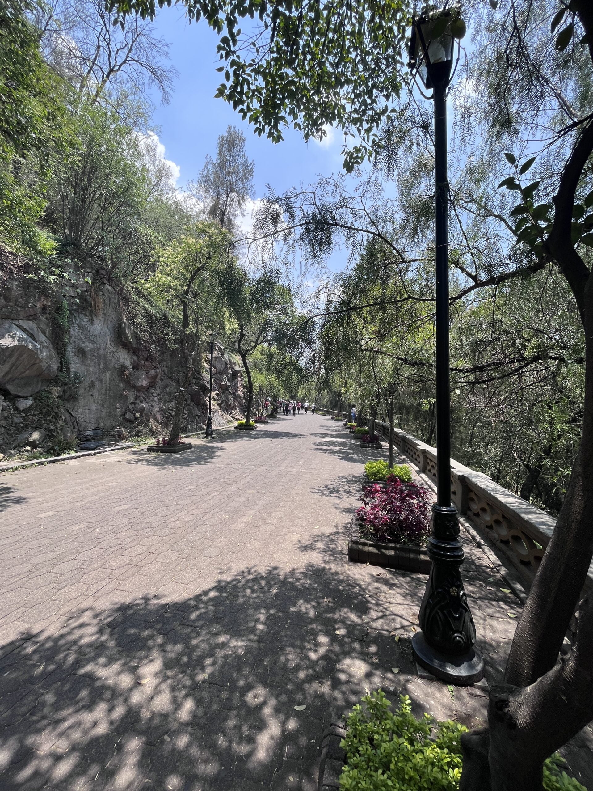 Fussweg zum Schloss Chapultepec