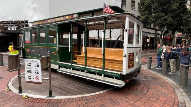 San Francisco Cable Car Turnaround Powell St.